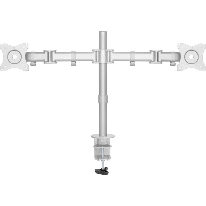 Neomounts NM-D135DSILVER Dual monitor arm - 10-27 inch - 0-8 kg/screen - silver