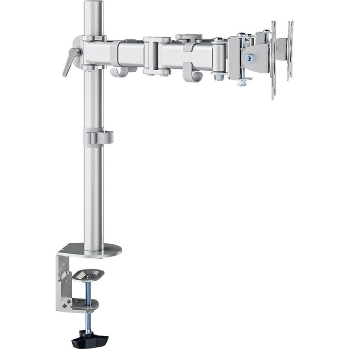Brazo para dos monitores Neomounts NM-D135DSILVER - 10-27 pulgadas - 0-8 kg/pantalla - plateado