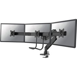 Neomounts NM -D775DX3BLACK TRIPLO CRUNTO MONITOR ARMO - 17-27 polegadas - 1-6 kg/tela - preto