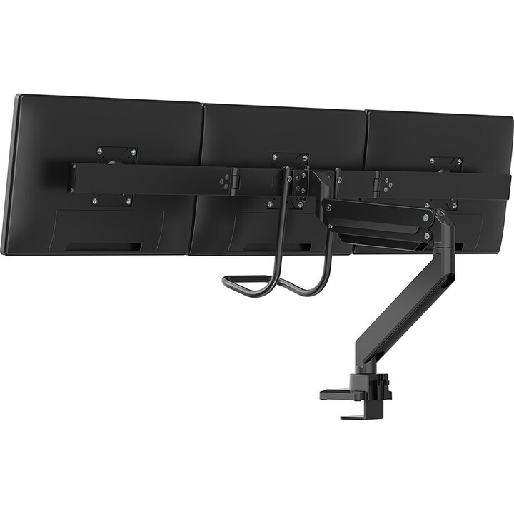 Neomounts NM-D775DX3BLACK Brazo de monitor 17-27" - resorte de gas - Topfix - Tope-a-180°
