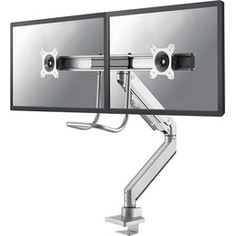 Neomounts NM-D775DXSILVER Braccio per monitor 10-32" - molla a gas - Topfix - 180°-stop
