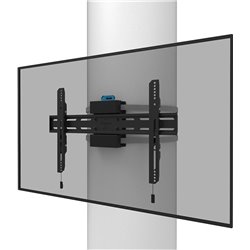 Neomounts WL30S-910BL16 TV pillar mount 40-75 inch - fixed - lockable - portrait - black