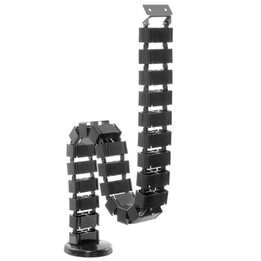 EQUIP 650808 organizzatore cavi da pavimento nero