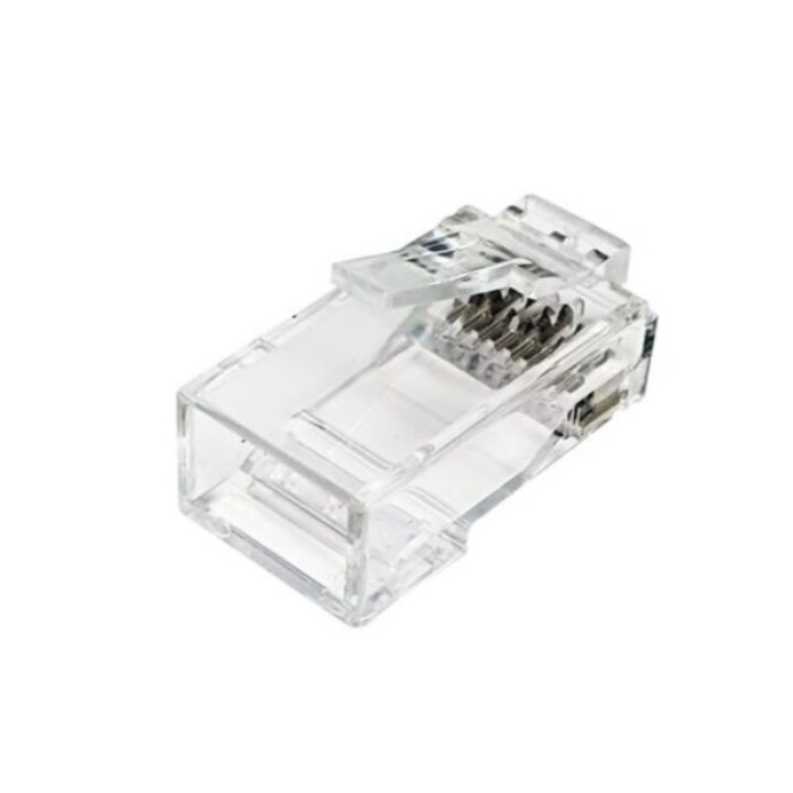 Kit de 100 connecteurs RJ45, catégorie 6a, 121176, avec capuchon et guide