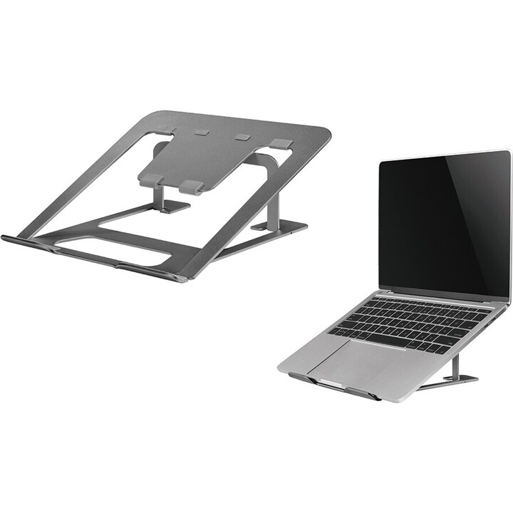 Neomounts NSLS085GREY Supporto per laptop 10-17" - pieghevole - compatto - universale