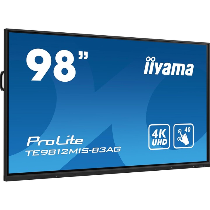 iiyama ProLite TE9812MIS-B3AG Tela de toque digital de 247,7 cm (98 polegadas)