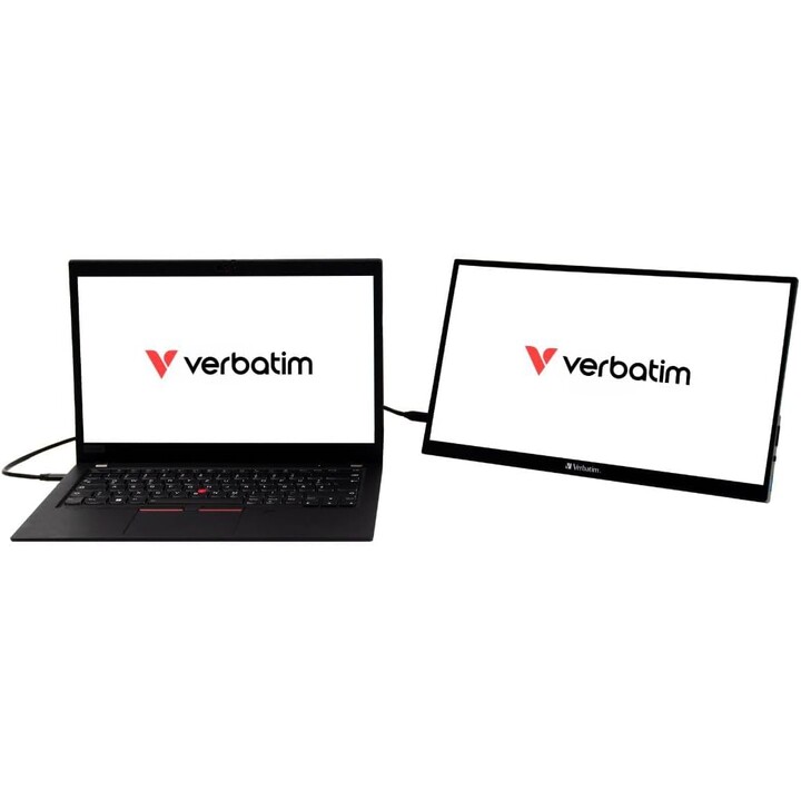 Monitor Portátil Táctil Verbatim PMT-15-4K 15.6'/ 4K/ Negro