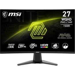 Msi Mag 27cq6f Pantalla Para Pc 68,6 Cm (27") 2560 X 1440 Pixeles Quad Hd Lcd Negro