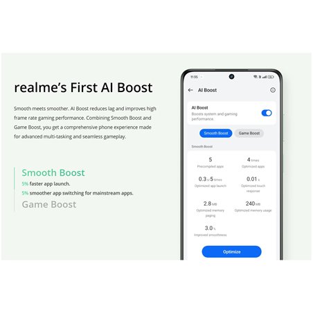Realme 12X 5G 8GB/256GB Feather Green