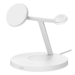 Belkin BoostCharge Pro Headphones, Smartphone, Smartwatch White USB Wireless Charger Fast Charging Indoor