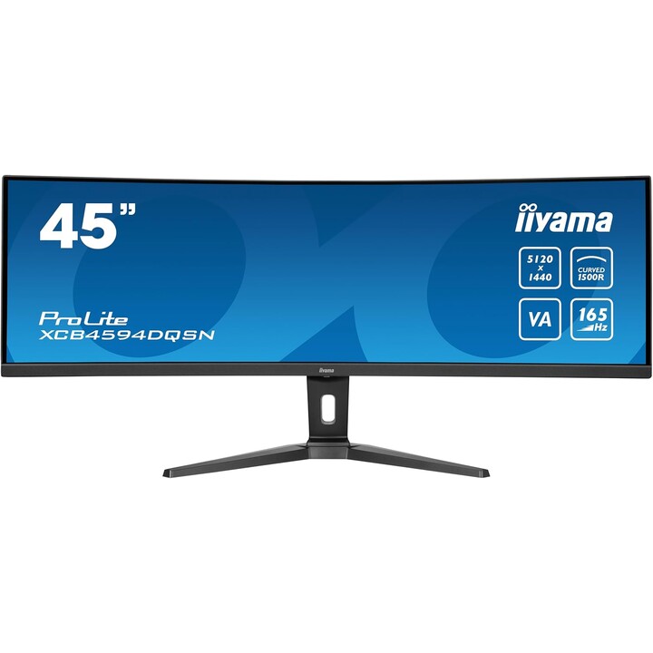 iiyama XCB4594DQSN-B1 Monitor 44,5 Zoll DQHD VA Panel, 5120 x 1440, 165 Hz, 450 cd/m², 0,8 ms MPRT, Lautsprecher