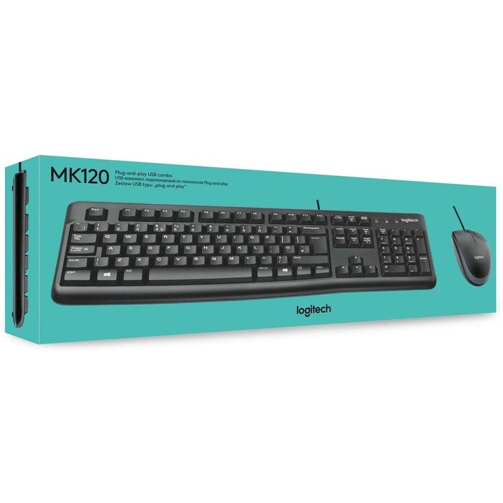 Keyboard & Mouse Logitech MK120 (DE) (920-002540)