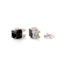 Kit 8 uds conector hembra rj45 ftp cat6 panel keystone