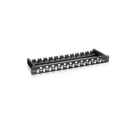 Patch panel vacio cat.6a 24 puertos keystone 1u