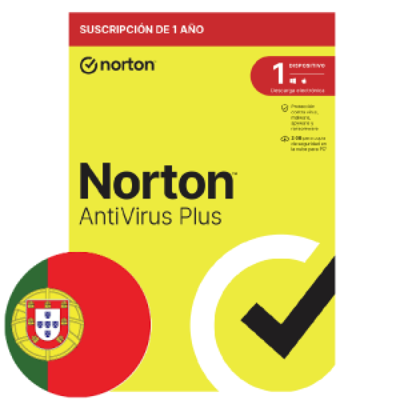 Norton antivírus plus 2gb português 1 usuário 1 dispositivo caixa 12 meses