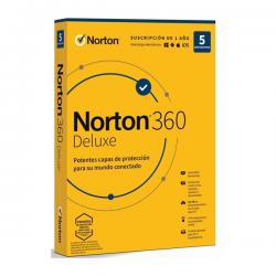 Norton 360 deluxe 50gb portugues 1 usuário 5 dispositivos 12mo caixa