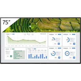 Sony Fw-75bz30l Pantalla De Señalización Pantalla Plana Para Señalización Digital 190,5 Cm (75") Lcd Wifi 440 Cd / M² 4k Ultra H