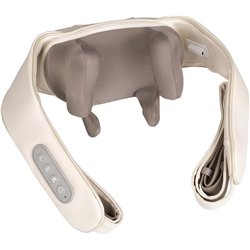 Rebelger Massager Incolente Shiatsu Massorista de cuello y espalda con función de calentamiento RBA-6005