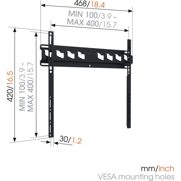 Vogels MA3000 32-65 Black - TV stand