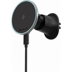 Universelle Autohalterung Adam CQ1 magnetisch Qi2 schwarzes Gitter