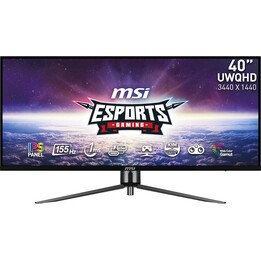Msi Mag401qr Pantalla Para Pc 101,6 Cm (40") 3440 X 1440 Pixeles Ultrawide Quad Hd Negro
