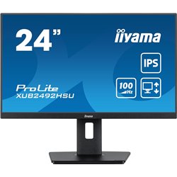 Iiyama Xub2492hsu-b6 / 24"ips Fhd@100hz, 16:9,tem,tela pivotante para pc