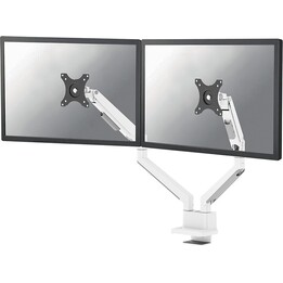Neomounts DS70-250WH2, Brazo de monitor para pantalla de 17-32 pulgadas con tecnología de resorte de gas, Blanco