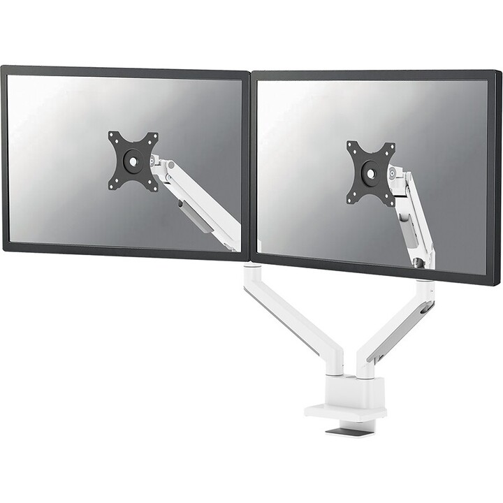 Neomounts DS70-250WH2, Brazo de monitor para pantalla de 17-32 pulgadas con tecnología de resorte de gas, Blanco