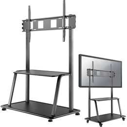 Carrito para televisor Neomounts NS-M4000BLACK, de 60 a 105 pulgadas, hasta 150 kg, negro