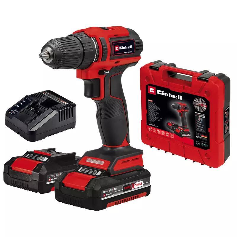Einhell Cordless Drill/Driver TE-CD 18/40 Li BL (2x2.0Ah) (4513995)