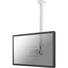 Neomounts FPMA-C100 White Monitor/TV Monte Soffitto 10-30 pollici-H 79-129 cm-Bianco