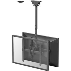 Neomounts NM-C440DBlack Double Monitor / TV Mount Plafond 32-60 pouces, noir