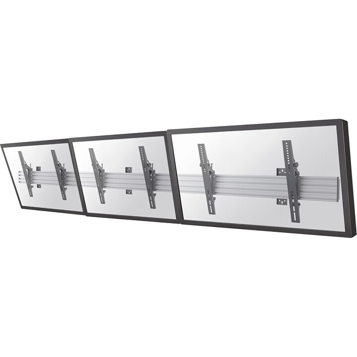 Neomounts NMPRO-WMB3 supporto da parete per menuboard 3 schermi - nero