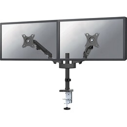 Neomounts DS70-750BL2 brazo doble para monitor 17-27" negro con resorte de gas