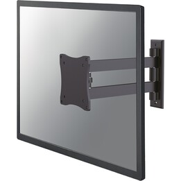 Neomounts FPMA-W820Black Monitor de movimento completo/parede de montagem de TV, 10-27 polegadas, máximo 15 kg, preto