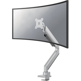 Neomounts NM-D775Silverplus Bras de moniteur 10-49 pouces, ressort à gaz, topfix, 180 °-stop, argent