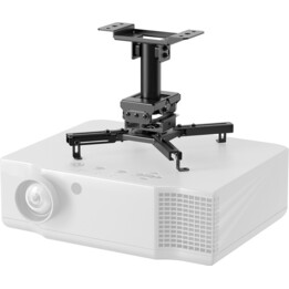 Neomounts CL25-530BL1 Supporto a soffitto beamer - alt. 25,5 cm - montaggio facile - mobilità completa