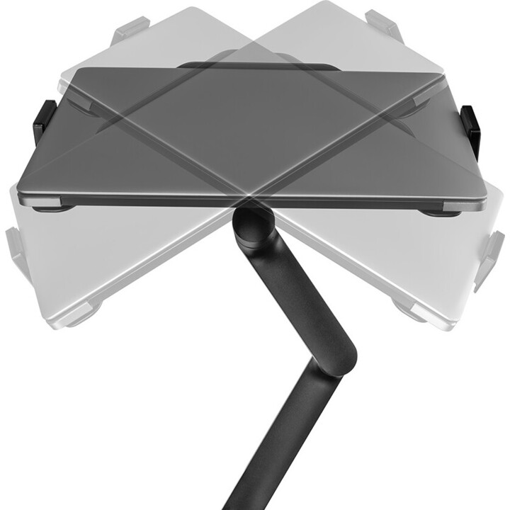 Neomounts NEXT Lite DS20-425BL2 Brazo para un monitor con soporte para portátil, 17-27 pulgadas, 0-8 kg, negro