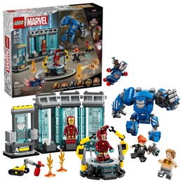 LEGO MARVEL 76315 Das Labor von Iron Man: Halle der Rüstungen