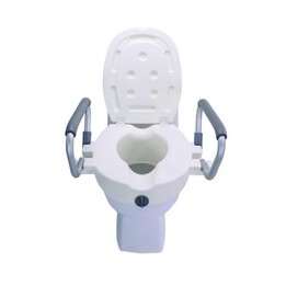 Toilettensitzerhöhung mit klappbaren Handläufen AT51205