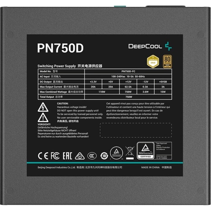 Deepcool PN750D 750W Gold Alimentation directe