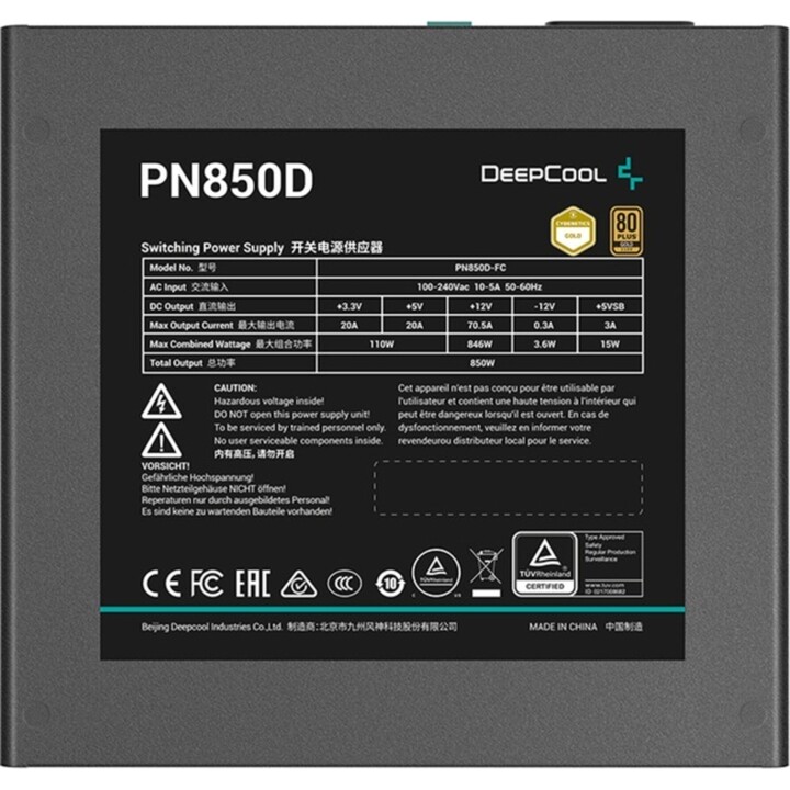 Deepcool PN850D 850W Gold Direct Power Supply