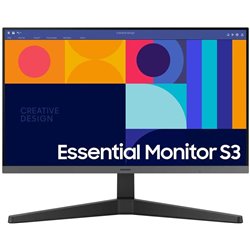 Moniteur professionnel Samsung Essential Monitor S3 S24C330GAU/ 24 / Full HD/ Noir