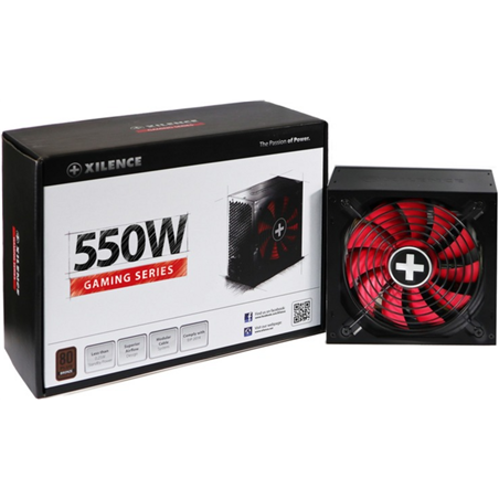 Netzteil|XILENCE|550 Watt|Effizienz 80 PLUS BRONZE|PFC Aktiv|XN215