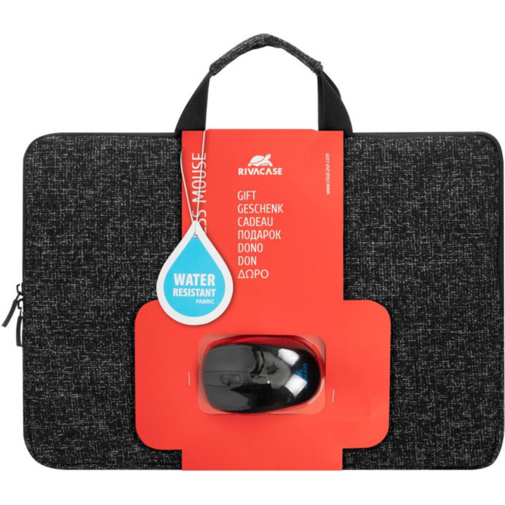 RIVA CASE 7916 Black Custodia per notebook + mouse wireless nero