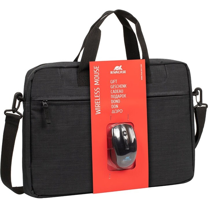 Rivacase 8038 preto 15,6 laptop mouse sem fio