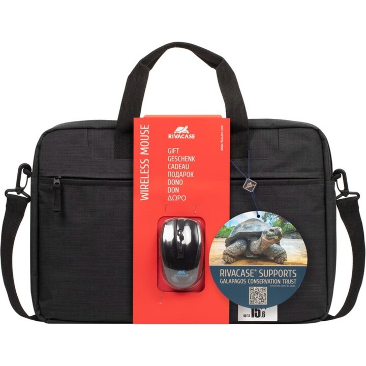 Rivacase 8038 preto 15,6 laptop mouse sem fio