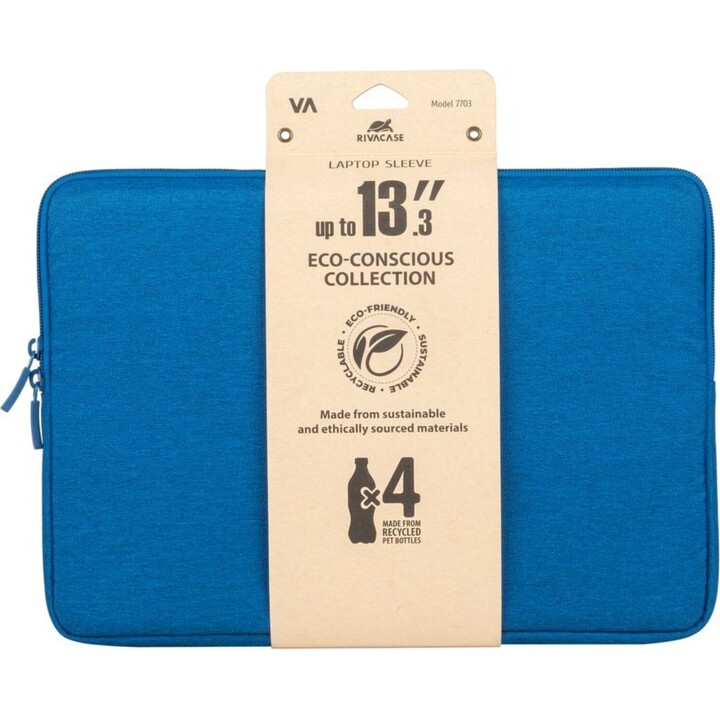 Rivacase 7703 Azul Celeste Eco Funda para Portátil 13,3-14