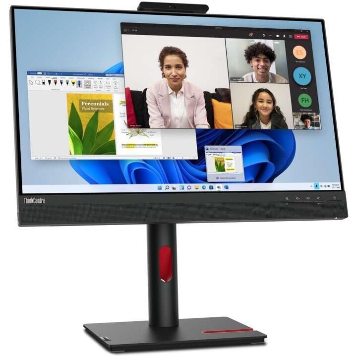 Lenovo ThinkCentre Tiny-In-One 24 Gen 5 pantalla para PC 60,5 cm (23.8") 1920 x 1080 Pixeles Full HD LED Pantalla táctil Negro