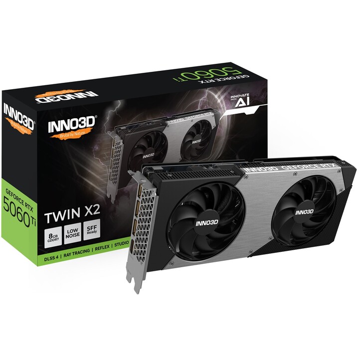 INNO3D GeForce RTX 5060 Ti TWIN X2 NVIDIA 8GB GDDR7